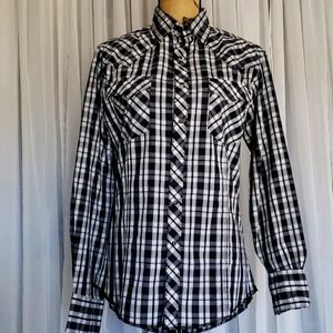 Mens Wrangler Western Shirt